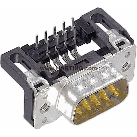 Embase SUB-D mâle HARTING 09653626812 Nombre de pôles: 25 à souder 1 pc(s) D03573