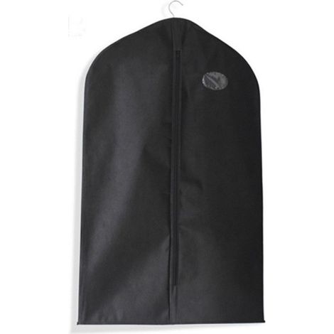 Housse de costume noire en tissu non tissé, petit format, sac de voyage pour vêtements à suspendre, usage domestique (1/5)