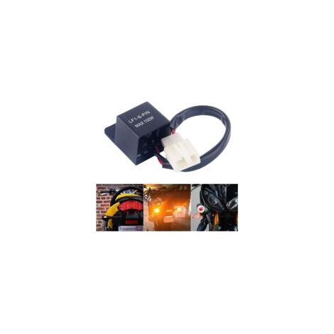 2-poliges 12V LED-Blinkerrelais für Autos und Motorräder - Crezuo