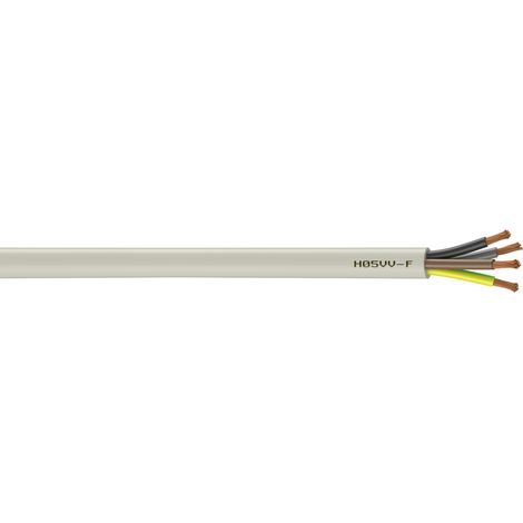 Cavo elettrico 4 G 1,5 mm² ho5vvf L.10 m, bianco Centrale Brico