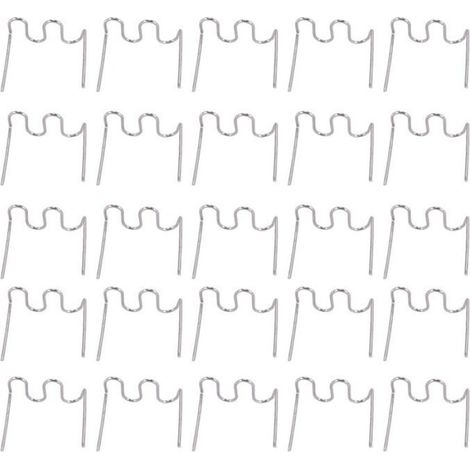 1000 Agrafes,0,6mm métal onde S,réparation plastique,pare-chocs automobile,carrosserie bateau (1/5)