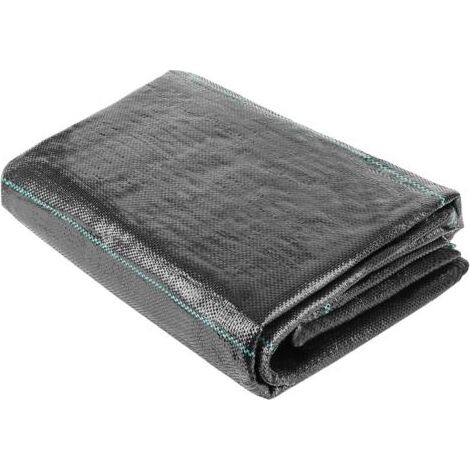 Paillis pour plantes, toile de paillage, toile de désherbage en polypropylène, 1 m x 5 m, géotextile avec propriétés anti-repousse 75 g/m², tissu de protection UV, résistant à la déchirure, perméable (1/5)