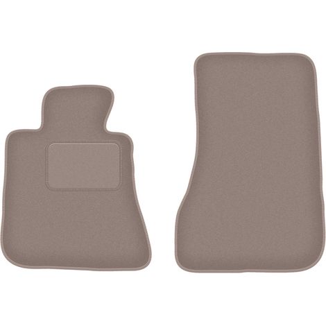 Alfombrillas delanteras para BMW Serie 5 E28 sedán (1980-1990), color beige. (1/5)