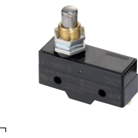 Microinterruttore con testa M12 a pulsante Omron Z-15GQ-B