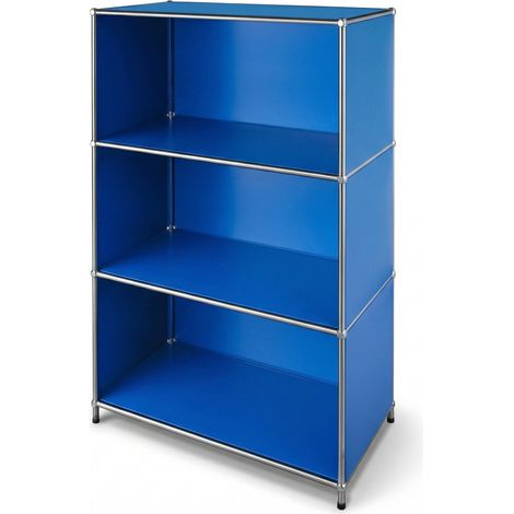 Metallregal Concept Epure MK-101 4 Ablagen Standregal Blau