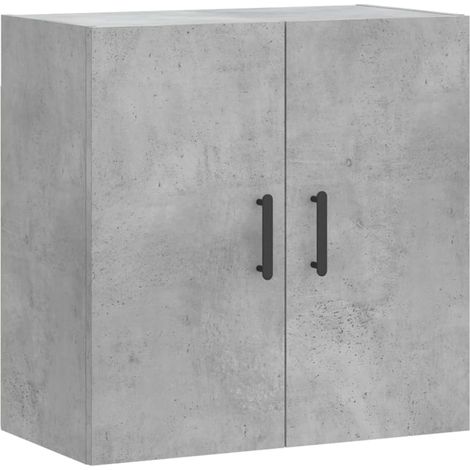 Maison Exclusive - Mobile a Parete Grigio Cemento 60x31x60 cm in Legno Multistrato