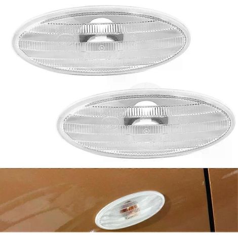 Lot de 2 caches de clignotants latéraux pour Nissan Cube, Juke, Note, Leaf - Accessoires auto - JXLGV (1/4)