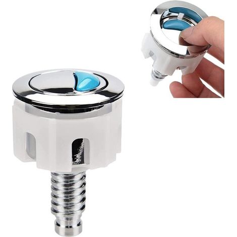 Accessoires pour le réservoir de toilette : vanne de vidange à câble, bouton de réglage de l’étrier, abattant rond universel, bouton galvanisé (1/4)