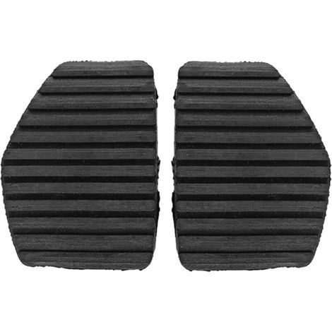Kit de couvre-pédales d'embrayage et de frein, 1 paire de couvercles en caoutchouc pour pédale d'embrayage et de frein, compatible avec Peugeot et Citroën 1007 207 208 301 C3 C4 C5 C6 C8 (1/4)