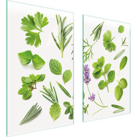 GLASSCHUTZPLATTE FÜR HERD 75x52 PFLANZEN (1/5)
