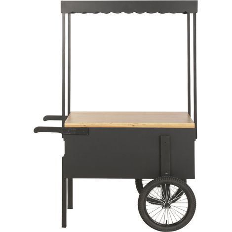 Expositor Metal Mdf 115X58X170 Carro Negro (1/5)