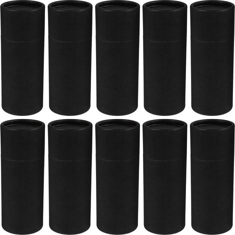10 pièces Boîtes Cylindriques Carton avec Couvercle pour Stockage Boîtes de Conservation Naturelles Odeur pour Flacons Huile Essentielle et Emballage Cadeau (1/5)