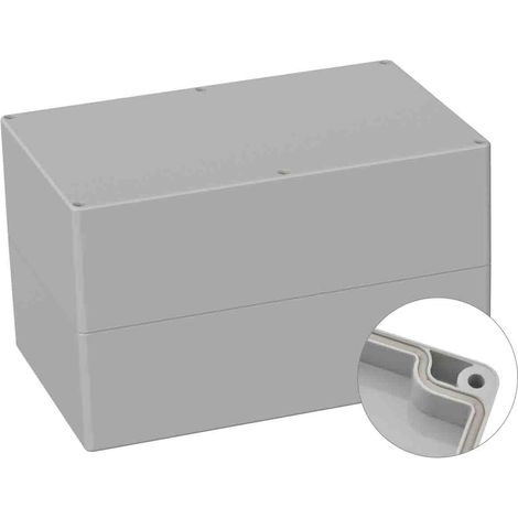 Boîtier à usage général RS PRO en ABS, 160 x 250 x 150mm, Gris IP66 ( Prix pour 1 ) (1/2)