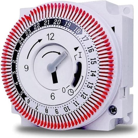 UlisemMinuterie mécanique 250 V, minuterie à remontage automatique, compte à rebours, interrupteur de distribution d'énergie industriel