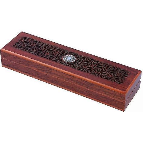 Boîte à bijoux en bois, pour ranger colliers, montres, boucles d'oreilles et bracelets, coffret cadeau (1/5)