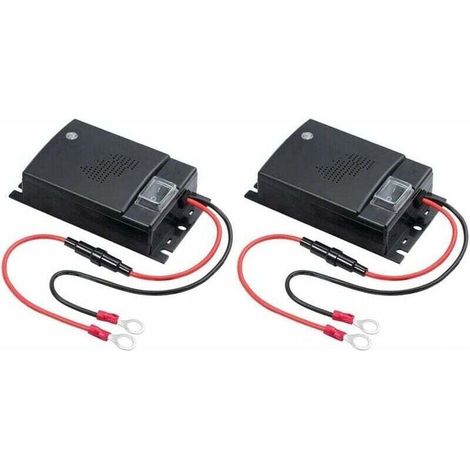 2X Répulsif à ultrasons Répulsif Automatique à ultrasons pour Animaux/Souris/Rats, Contrle antiparasitaire Automatique 12V Véhicule de défense Contre Les rongeurs Protection des véhicules (1/4)