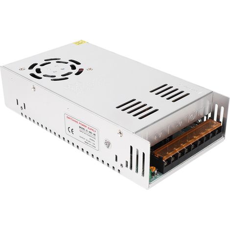 Schaltnetzteil aus Aluminiumlegierung, 48 V Gleichstrom, LED-Streifenbeleuchtung für 3D-Drucker, S'480'48 (48 V/10 A/480 W), 110/220 V Wechselstrom ±15 % (1/5)