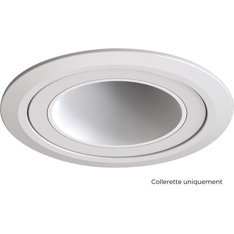 DECODAP Collerette adaptation plafond diam. 83mm - Coloris Blanc pour HYDRA - D101W - SOLUM