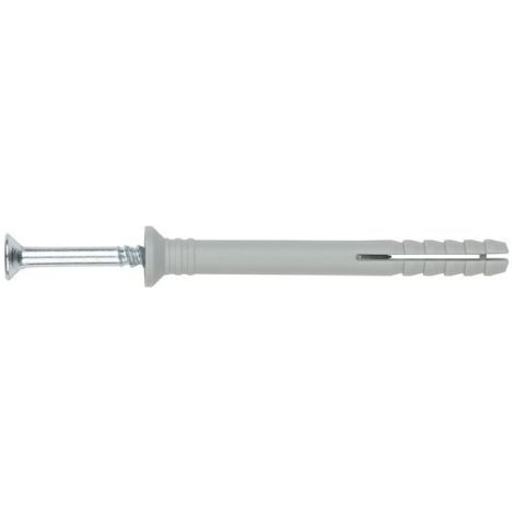 Taco Clavable Tornillo Cabeza Avellanada 05X030Mm Nylon Index 100 Pz