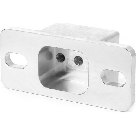 Support de transmission robuste en alliage d'aluminium, compatible avec les transmissions Chevy TH350, TH400, 700R4, 4L60E et 4L65E.