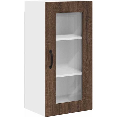 Meuble mural de cuisine,Armoire de cuisine avec étagère Chêne brun 40 x 31 x 80 cm CFW30687 (1/5)
