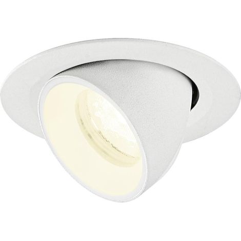 Spot encastré NUMINOS® GIMBLE XS intérieur 4000 K 40° IP20 rond blanc - SLV - 1010075