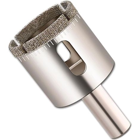 Sierra de corona de diamante de 35 mm, sierra de corona ideal para metal, con broca guía central, sierra de corona de diamante para cortar azulejos, vidrio, cerámica, mármol y piedra caliza. (1/5)