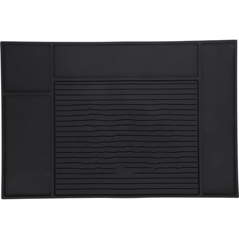30x45cm Tapis de Coiffure Antidérapant, Coussin de Rangement Non Glissant pour Salon de Coiffure (1/5)