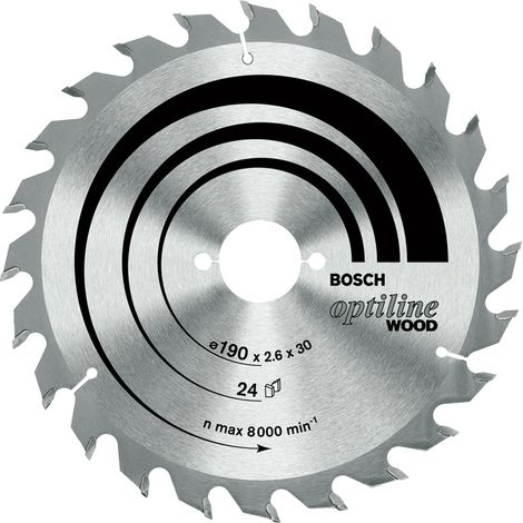 Bosch DISCO PER SEGA CIRCOLARE PKS 40 Ø mm. 130, foro mm. 16 30 denti