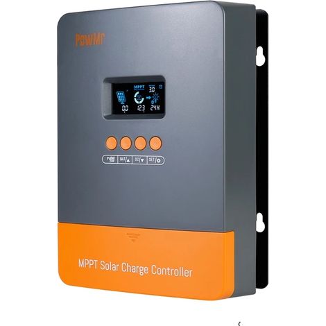 Controlador de carga solar MPPT de 60 A, eficiencia máxima del 98,1 %, compatible con baterías de 12 V a 48 V. (1/2)