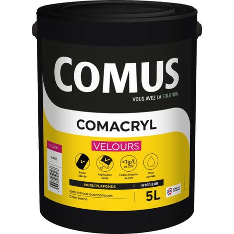 COMACRYL VELOURS 5L - Peinture de finition velours - COMUS (1/3)