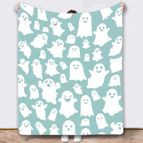 Couverture d'Halloween 75 cm x 100 cm, idéale pour les lits de fête - 49