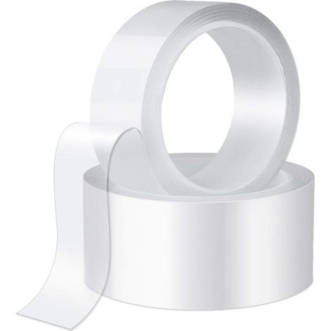 Bande d'étanchéité pour salle de bain, bande anti-moisissure, ruban adhésif transparent pour finitions et joints de baignoire, cuisine et salle de ba
