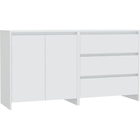 GBLY 2-tlg. Sideboard Weiß Holzwerkstoff (1/5)