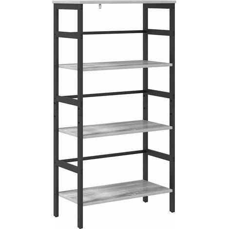 Maison Exclusive - Bücherregal Graues Sonoma 60 x 29,5 x 115 cm H