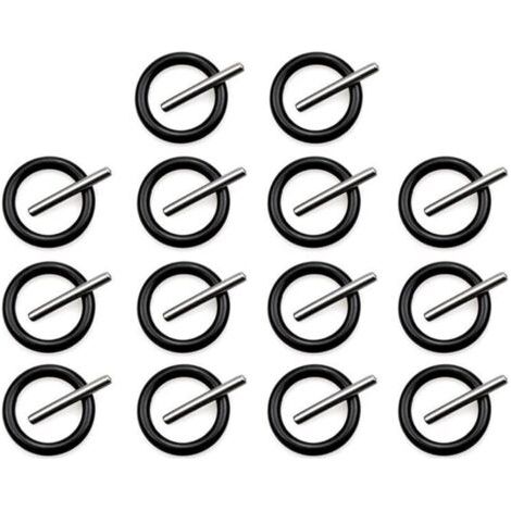 28pcs Impact Wrench Ring and Seal, O-Ring, Pin and Seal Kit for 1/2" Sockets, Impact Wrench Accessories, Impact Socket Accessories (14 Pairs) (14 Pairs) (1/4)