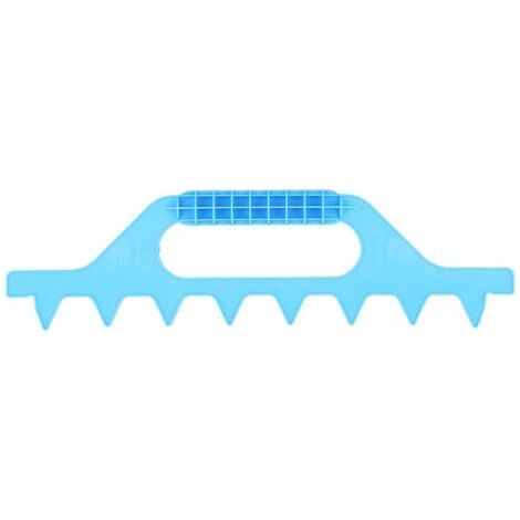RASTKY Entretoise de Cadre en Plastique, Outil D'équipement Apicole pour Un Espacement Correct des Cadres, Taille de Cadre 9 pour Les Ruches (boîte Bleue 7) (1/5)