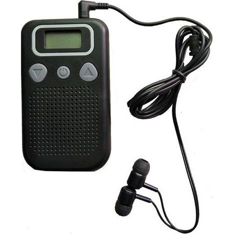 Amplificador auditivo para personas mayores con 15 niveles de volumen – Pantalla LCD – Amplificación ≥30 dB – Reducción de ruido – Ligero y cómodo (1/5)