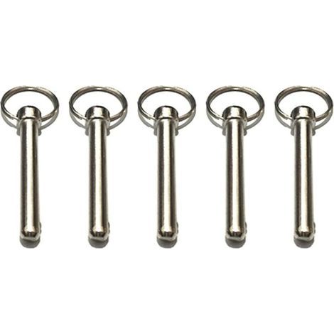 Goupille de verrouillage à dégagement rapide 8mm Acier inoxydable Longueur 72mm Résistante aux intempéries Lot de 5 pièces (1/5)