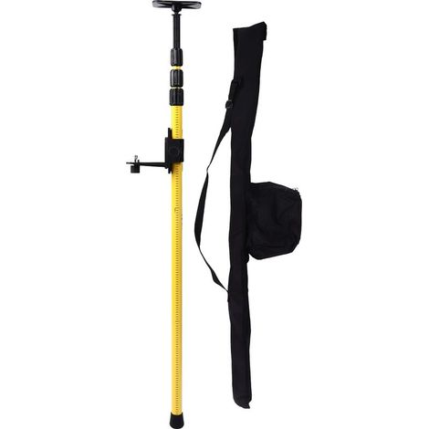Tige de support de niveleur en aluminium Support de tige télescopique pour plafond Support de niveleur de levage ajustable 2.8m (1/5)