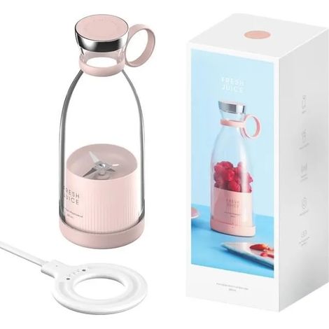 Presse-fruits électrique Portable, rechargeable sans fil, mélangeur de fruits, Smoothie, balle, presse-agrumes, facile à nettoyer (1/4)
