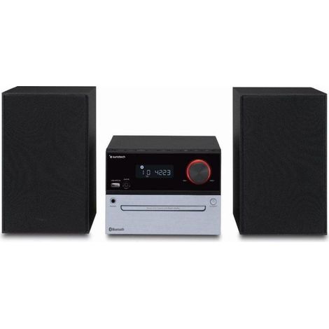 Microcadena con bluetooth Sunstech MIC200BTBK/ 30W