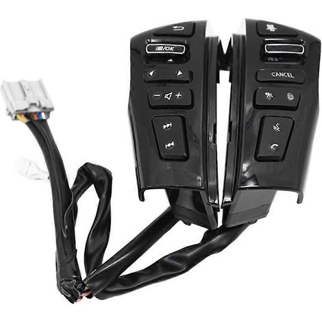 Commandes au volant pour le réglage du volume et le régulateur de vitesse des Nissan Patrol Y62 et Infiniti QX80 (2018-2024) (1/4)