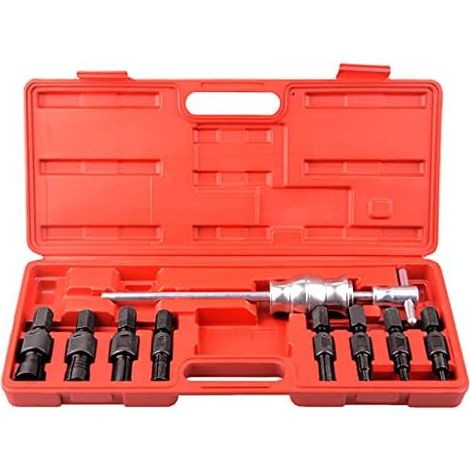 9 pièces Extracteur roulement Interne, Trou borgne, Outil d’Extraction de roulement avec Masse coulissante 8-32 mm