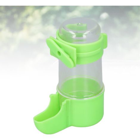 [Dispensador de agua para jaulas de pájaros] [6 unidades] Dispensador de agua profesional y automático de 100 ml con protección contra desbordamiento para loros, periquitos, cacatúas y agapornis. (1/5)