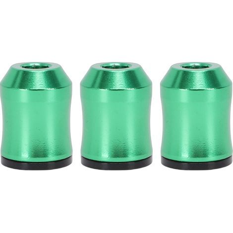 Tête de plongeur à vis, 3 pièces, anneau magnétique, supports de magnétiseur, outil ménager amovible, vert (1/5)