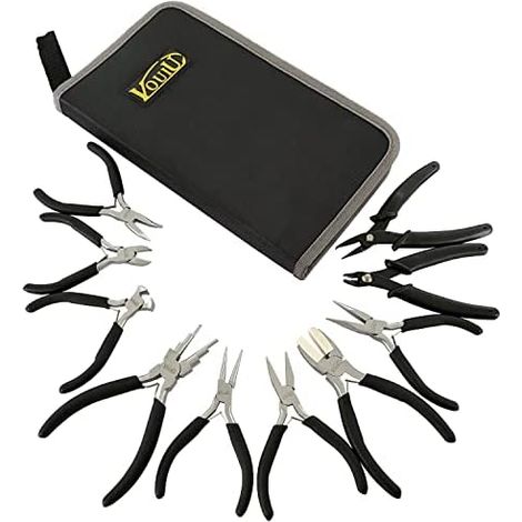 Ensemble de 10 pinces à bijoux Outils fabrication - (1/5)