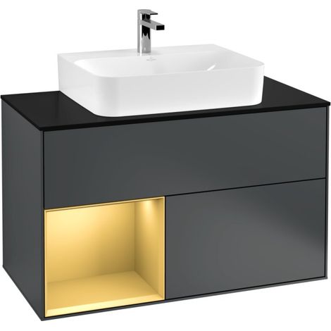 Villeroy & Boch G112HFHG Armoire sous lavabo Finion G11 (1/2)