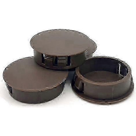 10 cache-trous ronds en plastique pour meubles JV (1/5)