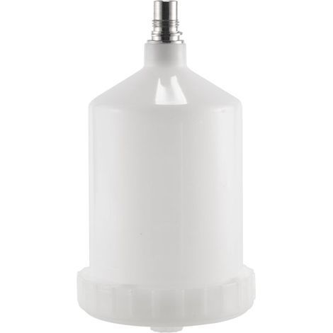 Pot De Tasse Peinture En Plastique 600ml Hvlp Pour Le PulvÉRisateur Jet Connecteur Sata-Chrom (1/5)